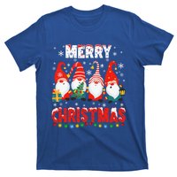 Gnomes Merry Christmas Light Matching Family Cute Gnomes Pjs Gift T-Shirt