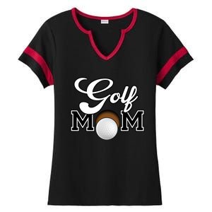 Golf Mom Cool Gift Ladies Halftime Notch Neck Tee