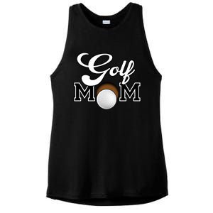 Golf Mom Cool Gift Ladies PosiCharge Tri-Blend Wicking Tank