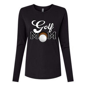 Golf Mom Cool Gift Womens Cotton Relaxed Long Sleeve T-Shirt