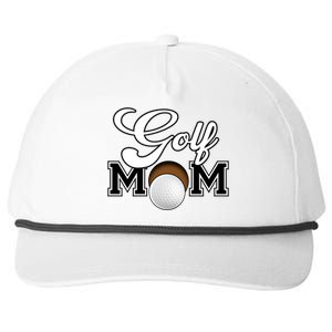 Golf Mom Cool Gift Snapback Five-Panel Rope Hat