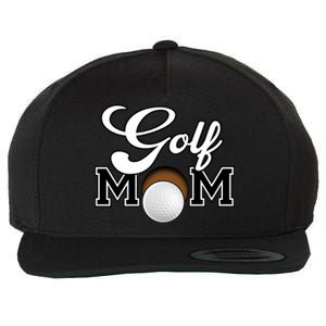 Golf Mom Cool Gift Wool Snapback Cap