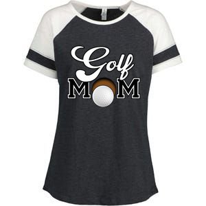 Golf Mom Cool Gift Enza Ladies Jersey Colorblock Tee