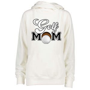 Golf Mom Cool Gift Womens Funnel Neck Pullover Hood