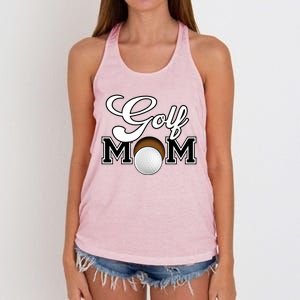 Golf Mom Cool Gift Women's Knotted Racerback Tank