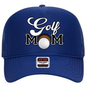 Golf Mom Cool Gift High Crown Mesh Back Trucker Hat