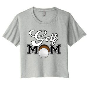 Golf Mom Cool Gift Women's Crop Top Tee