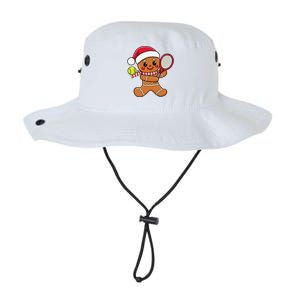 Gingerbread Man Christmas Tennis Ball Player Lover Xmas Legacy Cool Fit Booney Bucket Hat