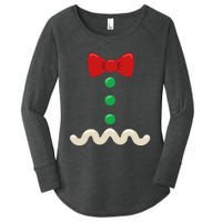 Gingerbread Man Christmas Costume Women's Perfect Tri Tunic Long Sleeve Shirt