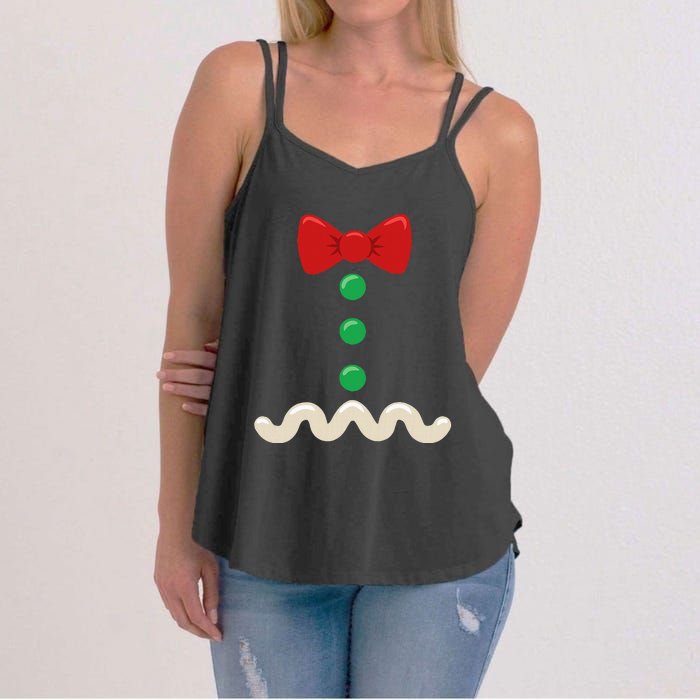 Gingerbread Man Christmas Costume Women's Strappy Tank