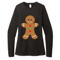 Gingerbread Man Christmas Cookie Baking Holiday Womens CVC Long Sleeve Shirt