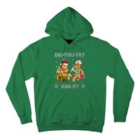 Gingerbread Man Cookie Ugly Sweater Oh Snap Christmas Hoodie