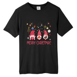 Gnomies Merry Christmas Family Christmas Gnome Meaningful Gift Tall Fusion ChromaSoft Performance T-Shirt