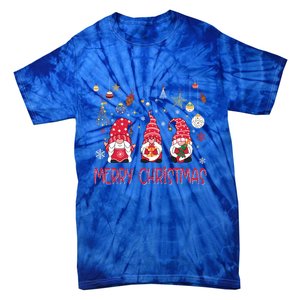 Gnomies Merry Christmas Family Christmas Gnome Meaningful Gift Tie-Dye T-Shirt