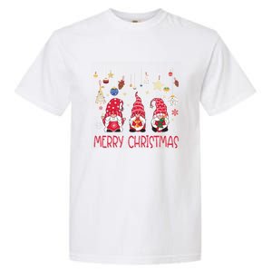 Gnomies Merry Christmas Family Christmas Gnome Meaningful Gift Garment-Dyed Heavyweight T-Shirt