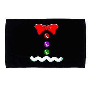 Gingerbread Man Costume Novelty Christmas Microfiber Hand Towel