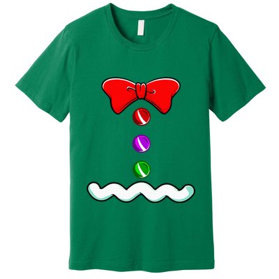 Gingerbread Man Costume Novelty Christmas Premium T-Shirt