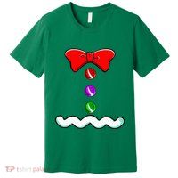 Gingerbread Man Costume Novelty Christmas Premium T-Shirt