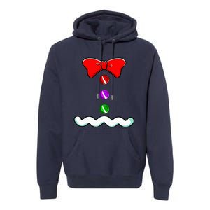 Gingerbread Man Costume Novelty Christmas Premium Hoodie