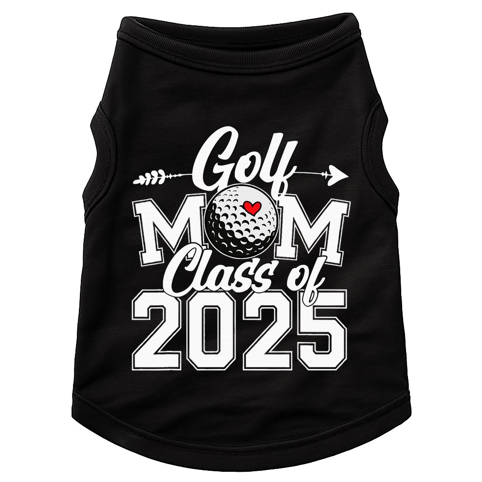 Golf Mom Class Of 2025 Graduation Senior Sport Fan Mama Doggie Tank