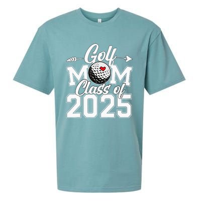 Golf Mom Class Of 2025 Graduation Senior Sport Fan Mama Sueded Cloud Jersey T-Shirt