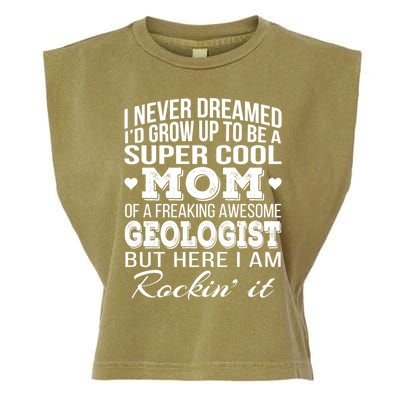 Geologist's Mom Cool Gift Mother's Day Cool Gift Garment-Dyed Women's Muscle Tee