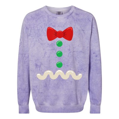 Gingerbread Man Costume Christmas Women Xmas Funny Colorblast Crewneck Sweatshirt