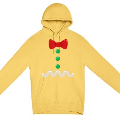 Gingerbread Man Costume Christmas Women Xmas Funny Premium Pullover Hoodie