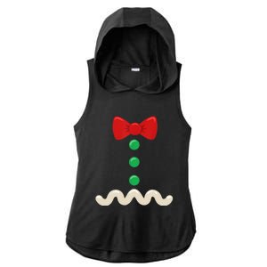 Gingerbread Man Costume Christmas Women Xmas Funny Ladies PosiCharge Tri-Blend Wicking Draft Hoodie Tank