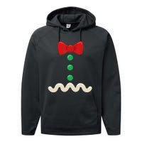 Gingerbread Man Costume Christmas Women Xmas Funny Performance Fleece Hoodie