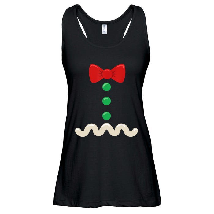 Gingerbread Man Costume Christmas Women Xmas Funny Ladies Essential Flowy Tank