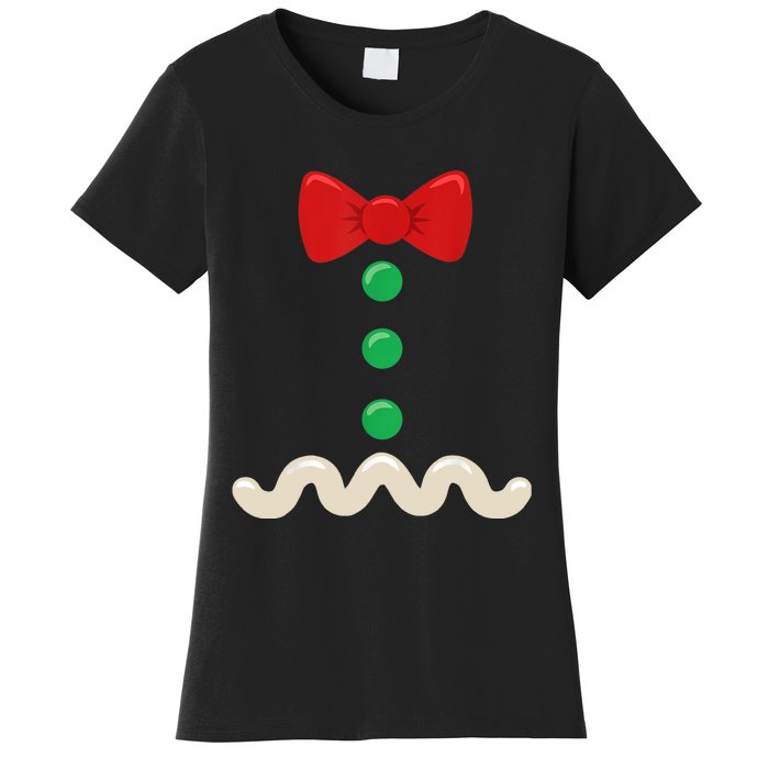 Gingerbread Man Costume Christmas Women Xmas Funny Women's T-Shirt