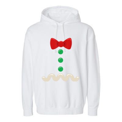 Gingerbread Man Costume Christmas Women Xmas Funny Garment-Dyed Fleece Hoodie