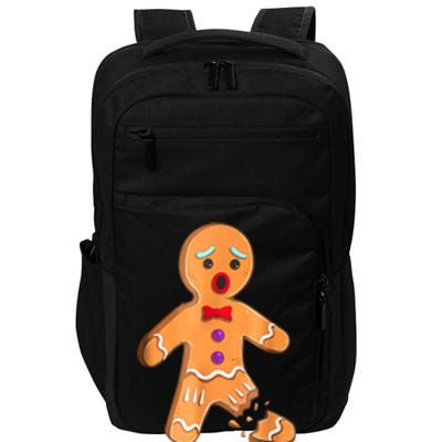 Gingerbread Man Cookie Xmas Oh Snap Funny Cute Christmas Impact Tech Backpack