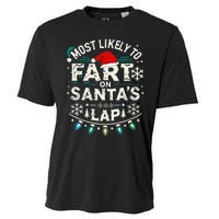 Group Matching Christmas Most Likely To Fart On Santas Lap Cooling Performance Crew T-Shirt