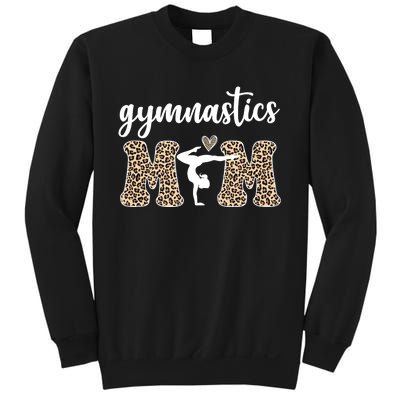 Gymnastics Mom Cute Leopard Mother's Day Gymnast Girl Boy Tank Top Sweatshirt