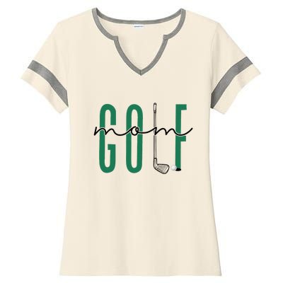 Golf Mom Crewneck Mothers Day Master Golf Women Ladies Halftime Notch Neck Tee