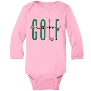 Golf Mom Crewneck Mothers Day Master Golf Women Baby Long Sleeve Bodysuit