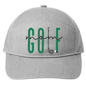 Golf Mom Crewneck Mothers Day Master Golf Women 7-Panel Snapback Hat