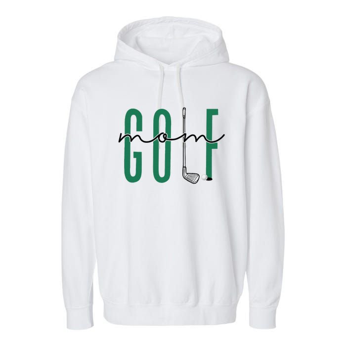 Golf Mom Crewneck Mothers Day Master Golf Women Garment-Dyed Fleece Hoodie