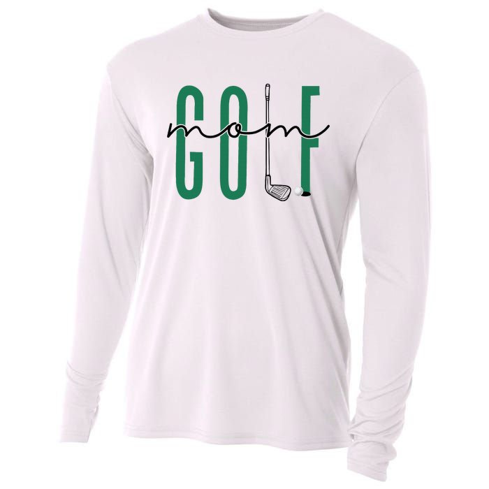 Golf Mom Crewneck Mothers Day Master Golf Women Cooling Performance Long Sleeve Crew