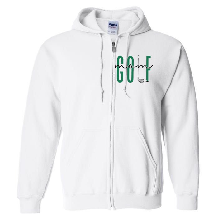 Golf Mom Crewneck Mothers Day Master Golf Women Full Zip Hoodie