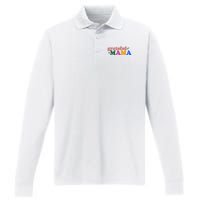 Grateful Mama Cute Mother's Day Gift Performance Long Sleeve Polo