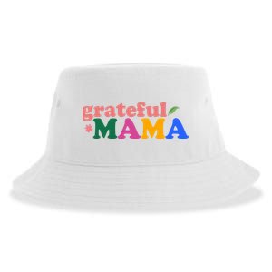 Grateful Mama Cute Mother's Day Gift Sustainable Bucket Hat