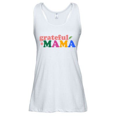 Grateful Mama Cute Mother's Day Gift Ladies Essential Flowy Tank
