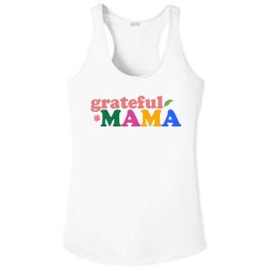 Grateful Mama Cute Mother's Day Gift Ladies PosiCharge Competitor Racerback Tank