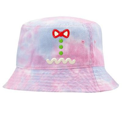 Gingerbread Man Christmas Costume Funny Gingerbread Man Tie-Dyed Bucket Hat