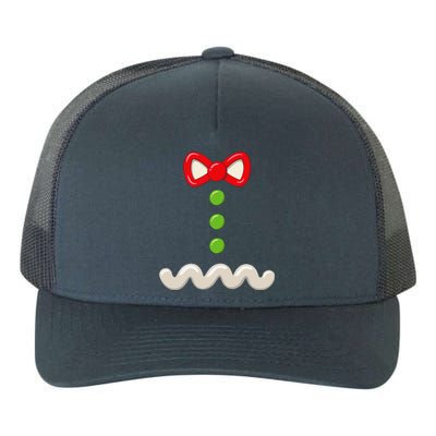 Gingerbread Man Christmas Costume Funny Gingerbread Man Yupoong Adult 5-Panel Trucker Hat