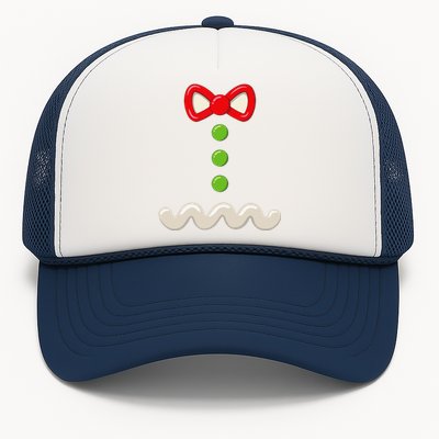 Gingerbread Man Christmas Costume Funny Gingerbread Man Trucker Hat