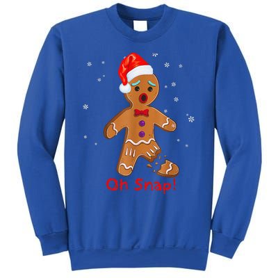 Gingerbread Man Cookie X Mas Oh Snap Funny Cute Christmas Sweatshirt